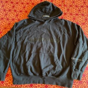 Fear Of God Essentials Hoodie Black Men's Size Small Authentic FOG